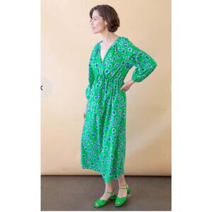 Xirena Liv Poppy Maxi Dress in Green Floral Womans XS